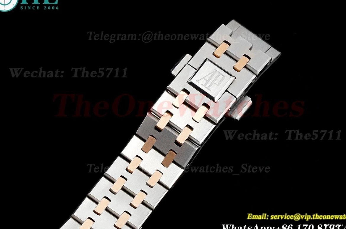 RG white Swiss Ladies 33mm Royal SS  Dial Quartz 8F Oak 0414